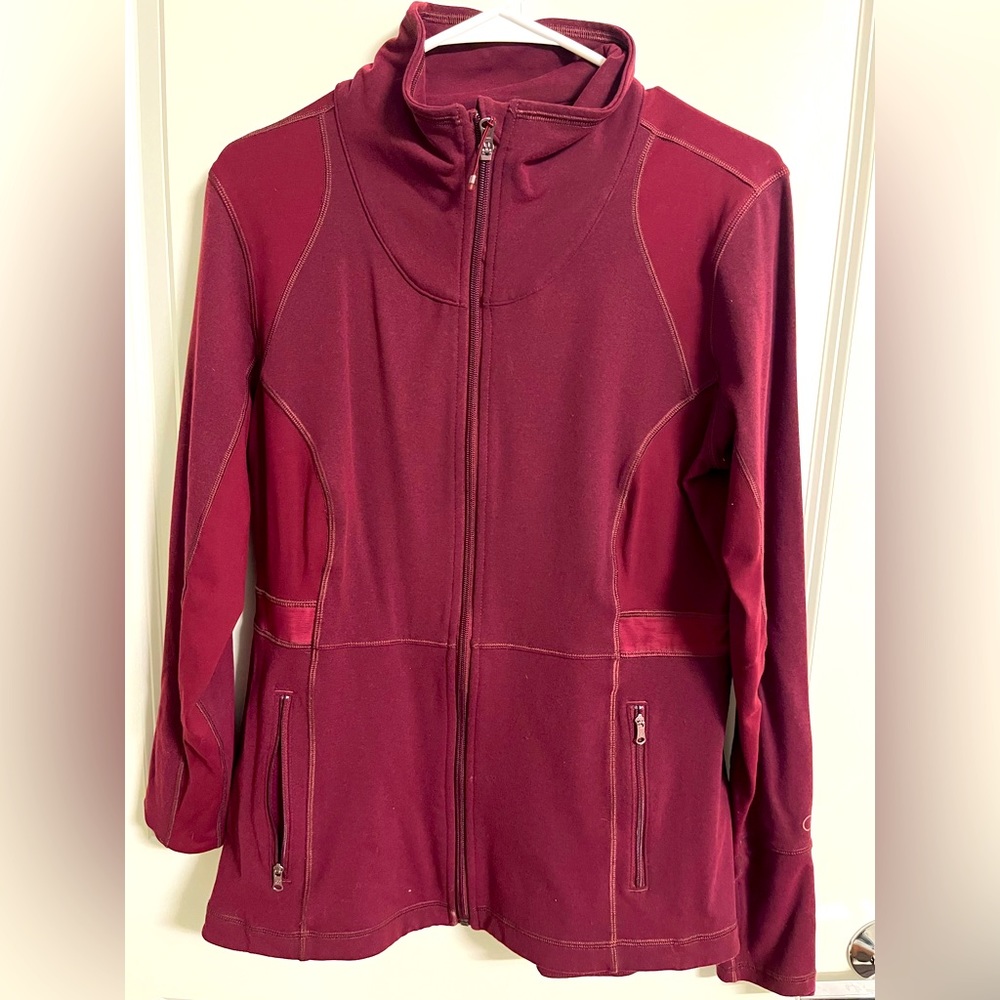 CALIA by Carrie Underwood Burgundy Full-Zip Hoodie